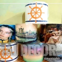 اولین بار لوستر آباژور چاپی جهت سیسمونی اتاق کودک|لوستر و چراغ آویز|مشهد, آزادشهر|دیوار