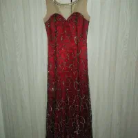 پیراهن مجلسی کاپ دار