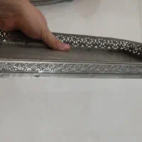 سینی سیلور قدیمی کار بسیار زیبا|کلکسیون اشیاء عتیقه|کرمانشاه, |دیوار