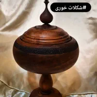 ظروف و سرویس های چوبی دستساز مناسب جهیزیه و کادو|صنایع دستی و سایر لوازم تزئینی|یزد, |دیوار