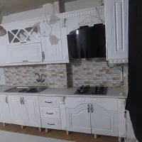 کابینت ممبران با صفحه گاز رومیزی اخوان و هود سینک