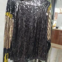 بلوز مجلسی رنگ مشکی نو مارک داره|لباس|رامسر, |دیوار