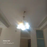 لوستر قدیمی جنس برنج|لوستر و چراغ آویز|شیراز, سعدیه جنوبی|دیوار