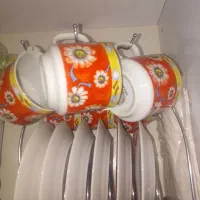 فنجان و نعلبکی وجایش.شگلات.خوری.وچند.