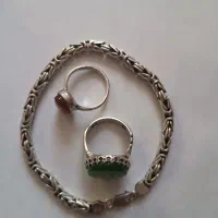 انگشتر دسبند شمش نقره|جواهرات|مراغه, |دیوار