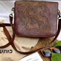 راهنمایی دوخت و حکاکی دستی روی چرم|فعالیت داوطلبانه|قم, یزدان‌شهر|دیوار