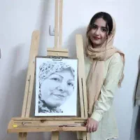 سفارش چهره (سیاهقلم)|تابلو، نقاشی، عکس|کرمان, |دیوار