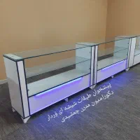 پیشخوان دکور قفسه ویترین رگال کانتر دکورمغازه