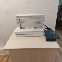 چرخ خیاطی با میز آسانسوردار