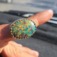 انگشتر نقره.