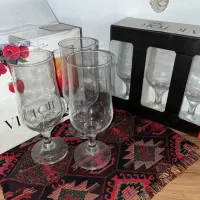 لیوان شیشه ای بلور کاوه مدل ویکتور