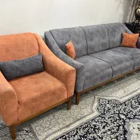 مبل راحتی ساده و شیک + میز عسلی|مبلمان خانگی و میز عسلی|حمیدیا, |دیوار