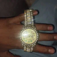 ساعت رولکس تمام نگین و ساعت شیشه ای