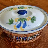 ظرف سوپ خوری حصیر دار
