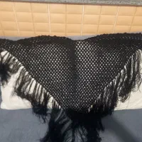 شال بافتنی سه گوش