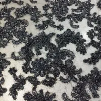 پارچه گیپور پولک دوزی سیمدار|لباس|تهران, خاک سفید|دیوار