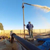 لایروبی چاه آب به روش ایرلیفت