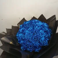 دسته گل روبانی