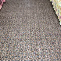 فرش دستی ۹ متری گل ابریشم