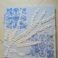 تابلو پتینه دکوراتیو طرح برجسته سایز ۴۰×۴۰|تابلو، نقاشی، عکس|اصفهان, خواجو|دیوار