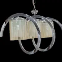 لوستر .اشپزخانه نقرای