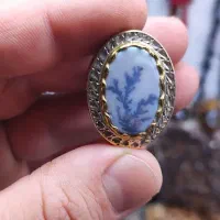 انگشتر شجر تک درخت رکاب نقره ۹۲۵ کد ۹۲