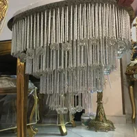 لوستر  کریستالی ال ای دی دار|لوستر و چراغ آویز|تهران, باغ خزانه|دیوار