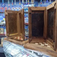 تخته نرد مدرن ریشه چوب گردو تک و عمده