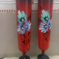 گلدان دکوری چوبی