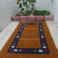 قالی گبه به ابعاد یک و نیم در دوونیم|گلیم، جاجیم، گبه|شهرکرد, |دیوار