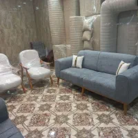 مبل آبی|مبلمان خانگی و میز عسلی|تاکستان, |دیوار