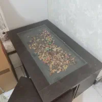 مبلمان راحتی بهمراه میز وسط و عسلی و یک عدد جاکفشی|مبلمان خانگی و میز عسلی|کرج, حاجی آباد|دیوار