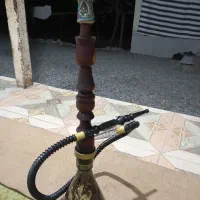 قلیون چوب سرخ قدیمی میزان