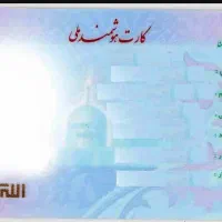 کارت ملی  گم شده بنام علی سلیمی