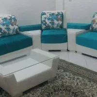 مبل راحتی ۹ نفر همراه تخت|مبلمان خانگی و میز عسلی|تهران, فدک|دیوار