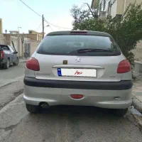 پژو ۲۰۶. یک تیکه رنگ بدون افتاب سوختگی تمیز کم کار|خودرو سواری و وانت|ارومیه, |دیوار