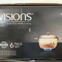 سرویس قابلمه پیرکس فرانسه اصل (visions) 7pcs|ظروف پخت‌وپز|تهران, سنائی|دیوار