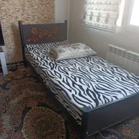 تخت تک نفره فلزی درجه یک|تخت و سرویس خواب|تهران, تهرانسر شمالی|دیوار