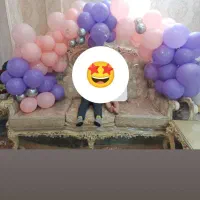 ریسه  بادکنک تم  تولد کاملا سالم