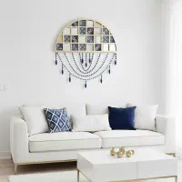 تابلو دیواری با آویزهای کریستالی