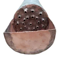 خنک کننده دیگ تقطیر عرقگیری لوله اگزوزی مسی