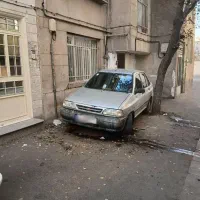 پراید نقره ای ۸۸ دور رنگ|خودرو سواری و وانت|گرگان, |دیوار