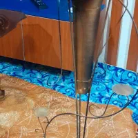 گل و گلدان فلزی