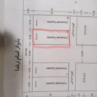 زمین سنددار بهر خیابان امام رضا