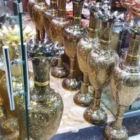 گلدان برنجی وارداتی قد 95سانت