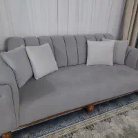مبل ۸ نفره پایه چوب محکم