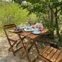 میز و صندلی چوبی تاشو|صندلی و نیمکت|دزفول, |دیوار