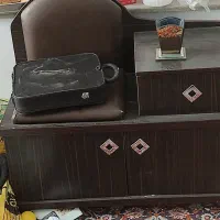 زیرتلفن آبگرمکن بوفه میز چوبی