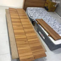 تخته خواب تمام چوب ام دی اف