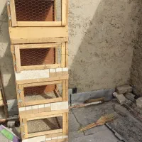 قفس چوبی برا کفتر و پرنده